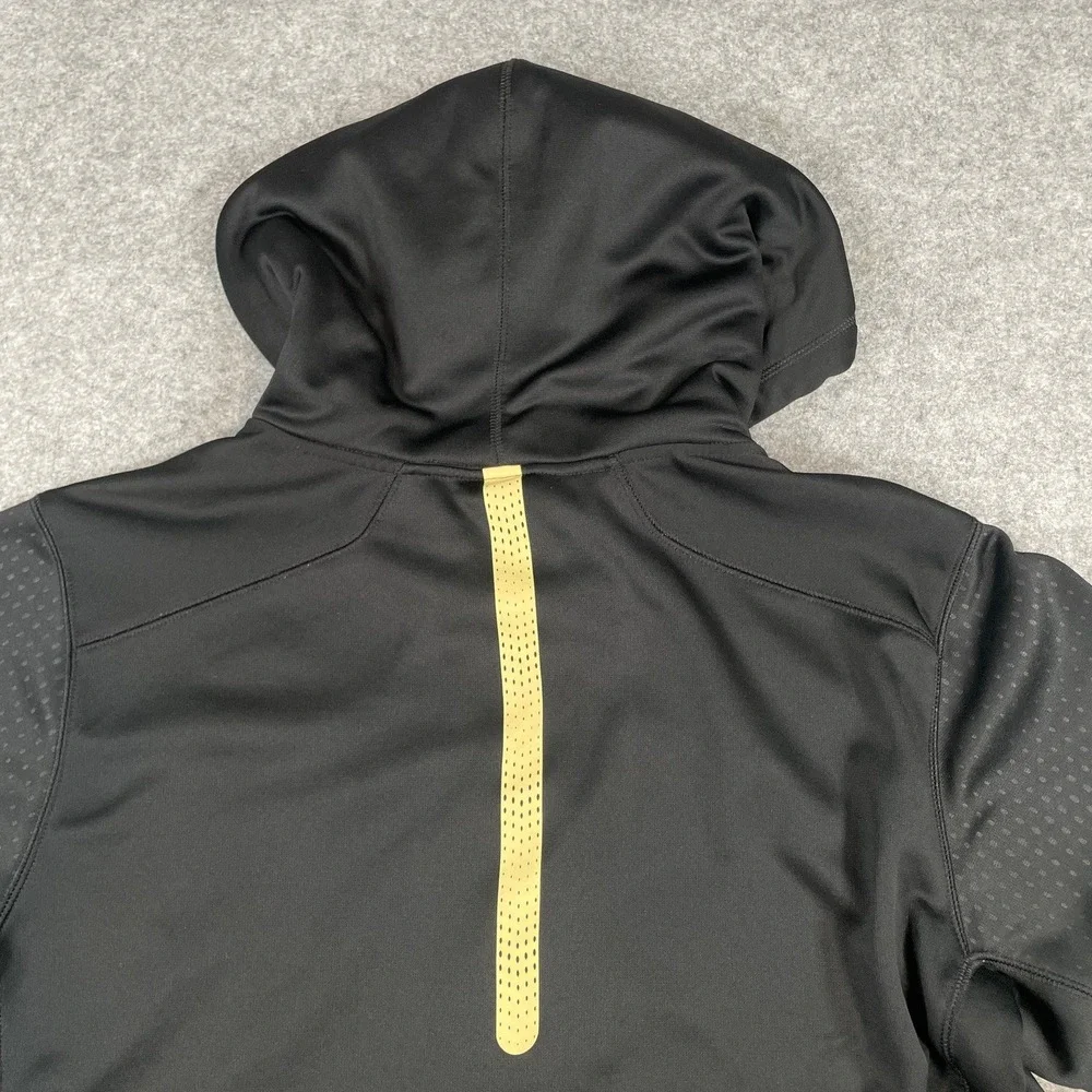 Nike Therma-Fit Mens Hoodie Sweatshirt L Black performance fabric